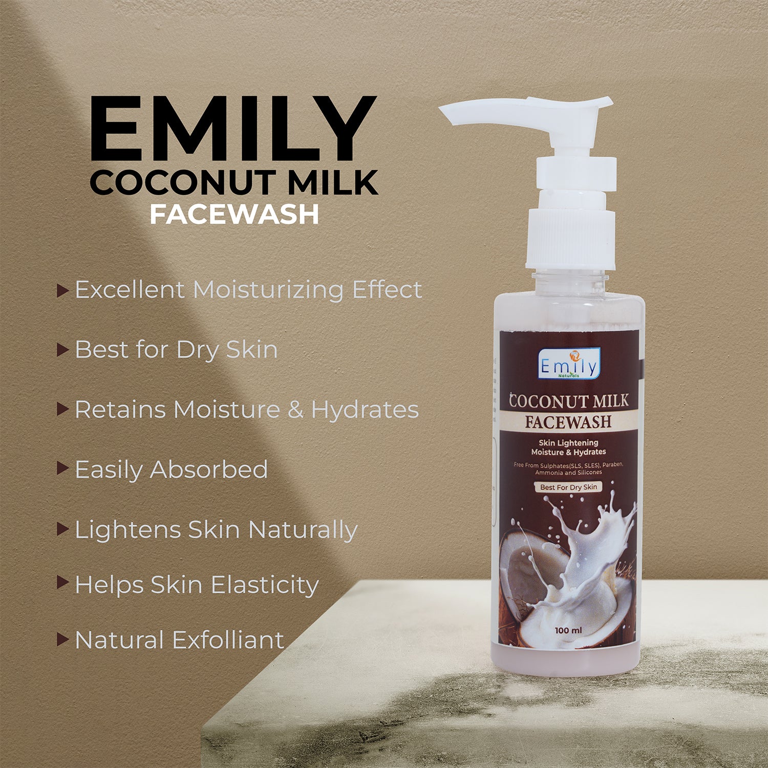 Coconut Milk Facewash - 100ML