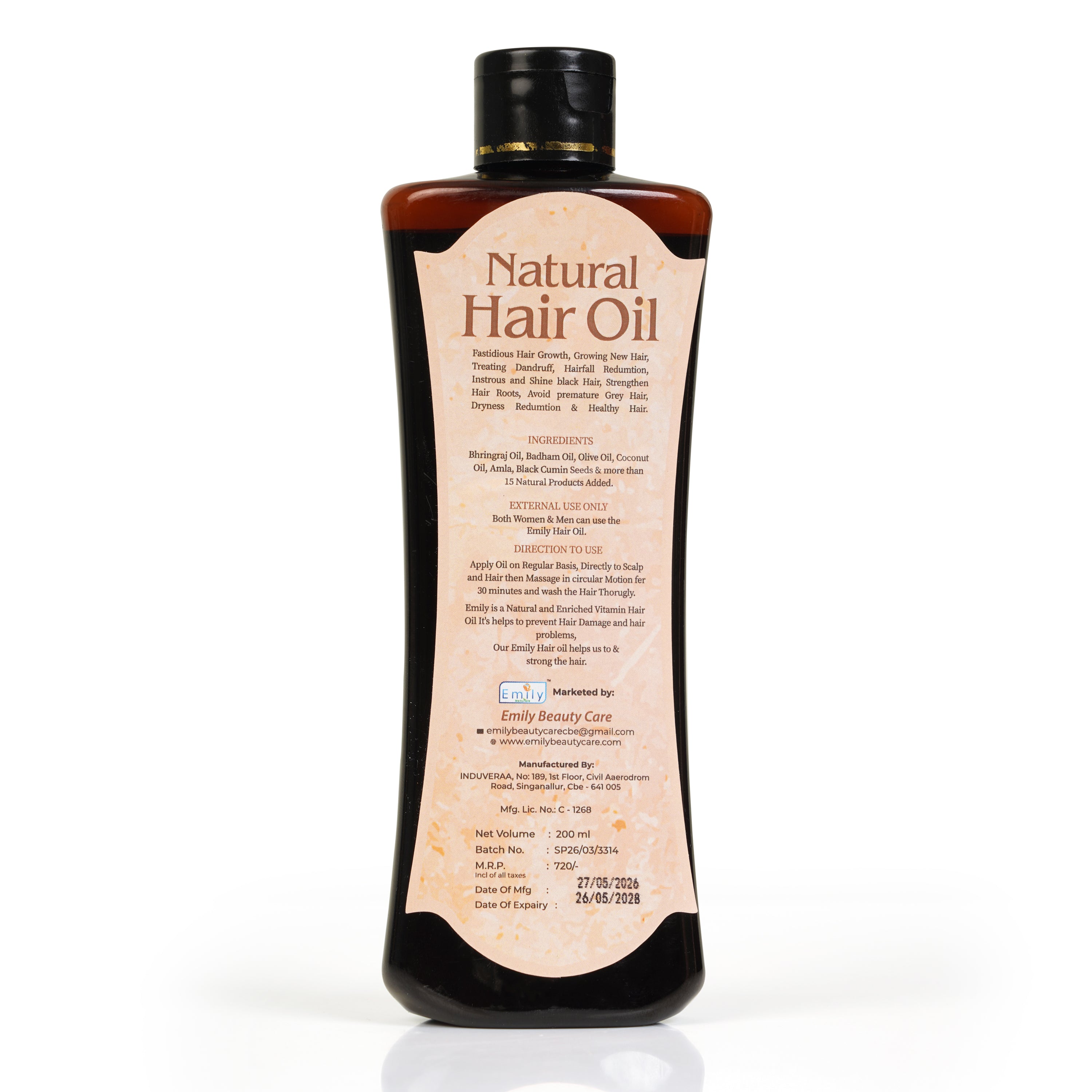 Natural Hair Oil - 200ml