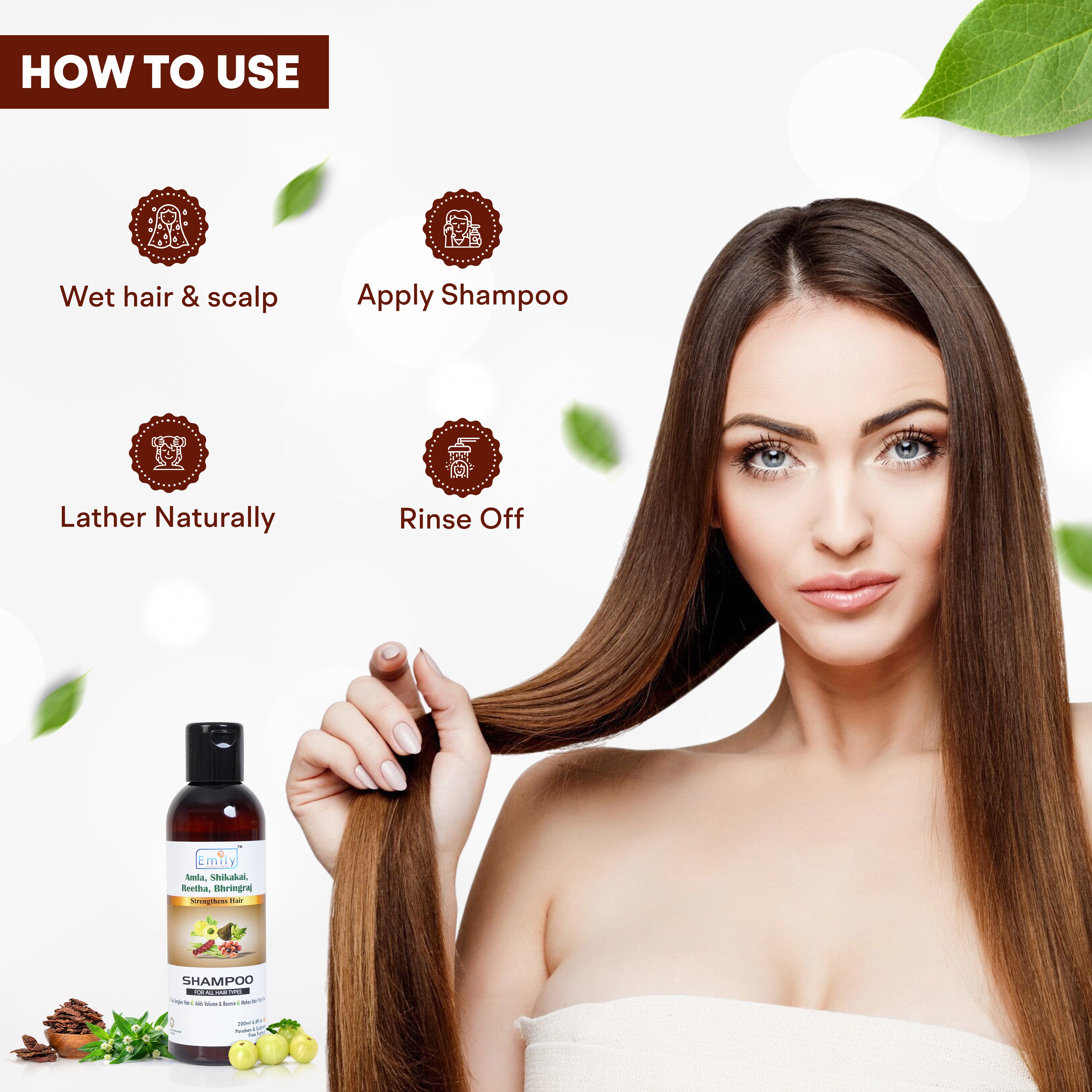 Amla Shampoo - 200ML – Emily Beauty Care