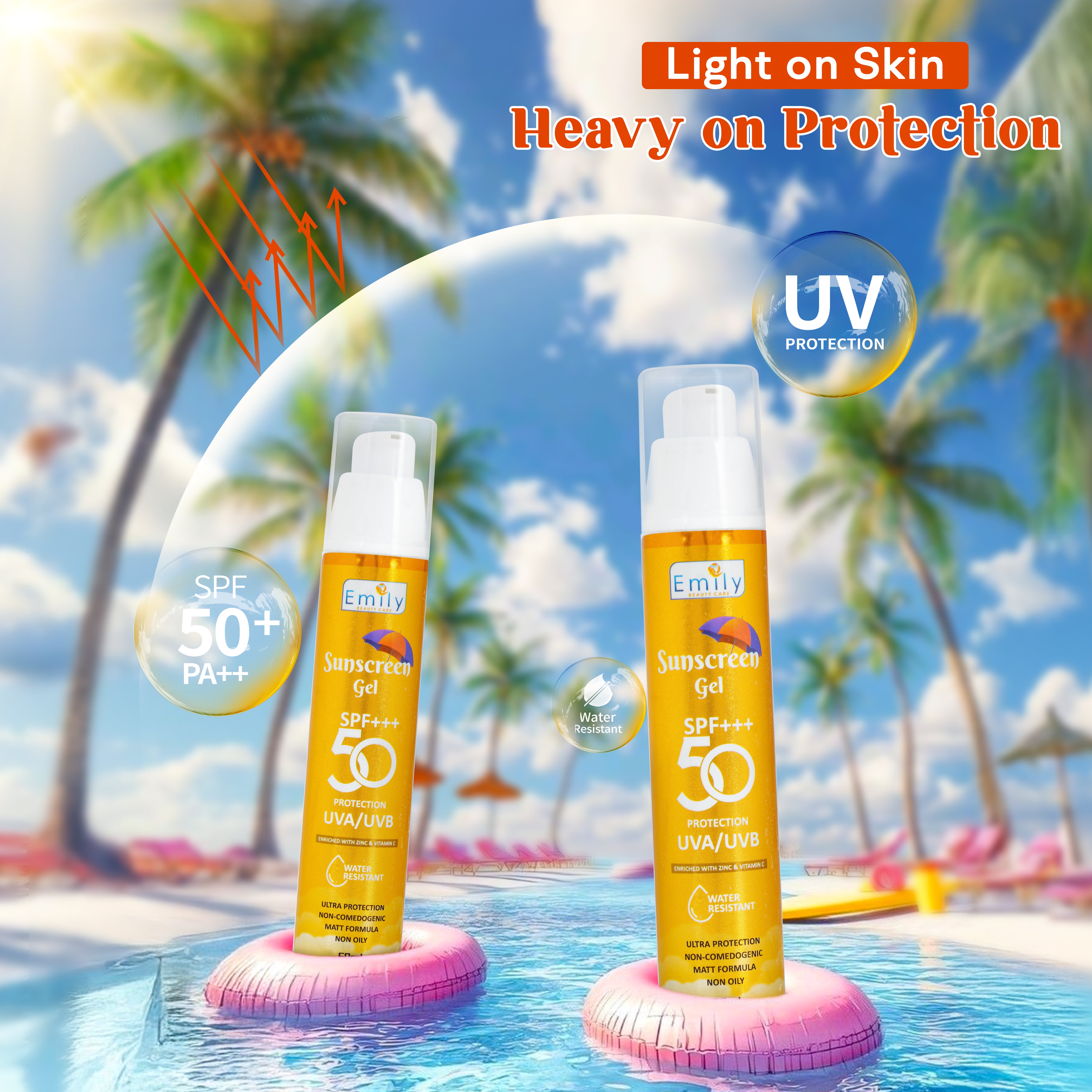 Sunscreen Gel SPF 50++ - 60ML