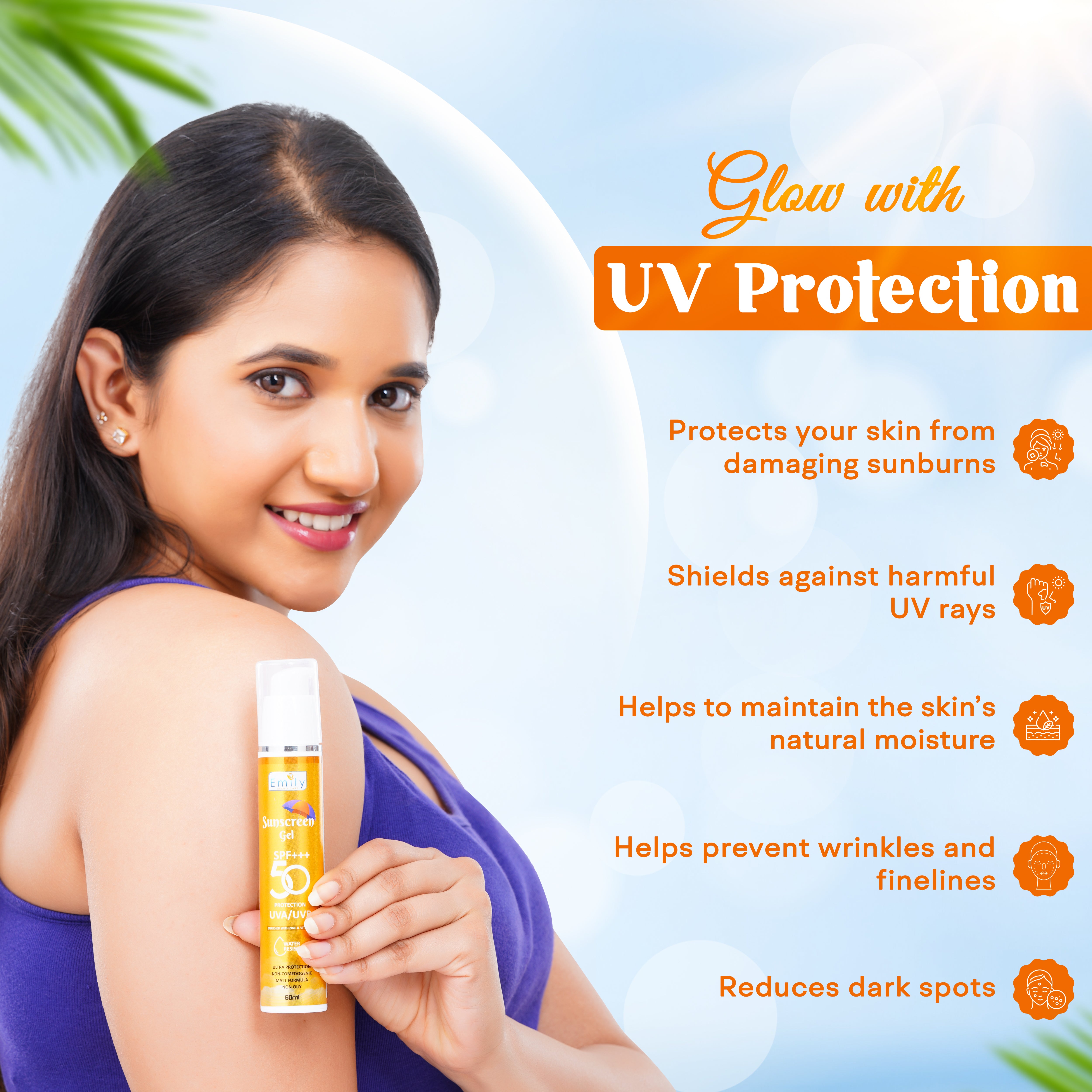 Sunscreen Gel SPF 50++ - 60ML