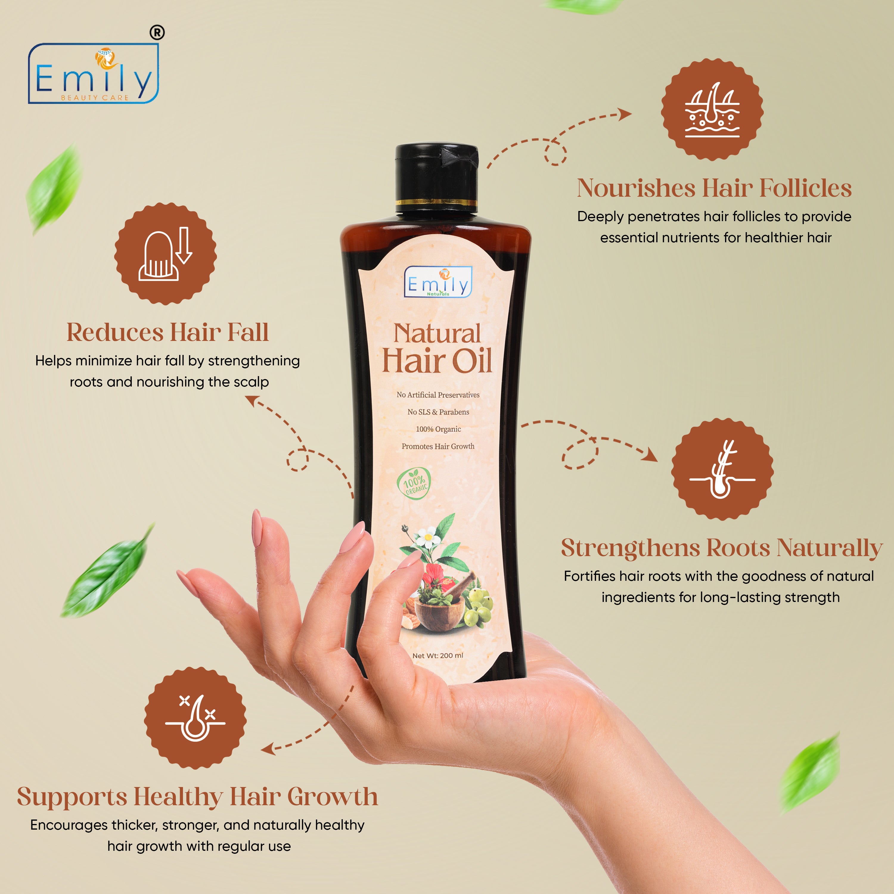 Natural Hair Oil - 200ml