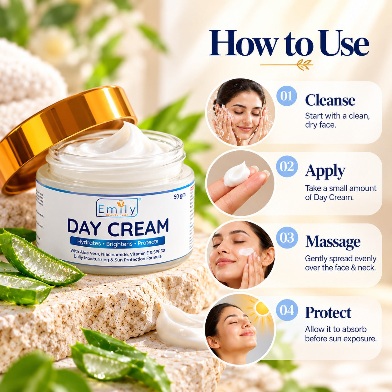 Skin Brightening Combo - Night Cream and Day Cream
