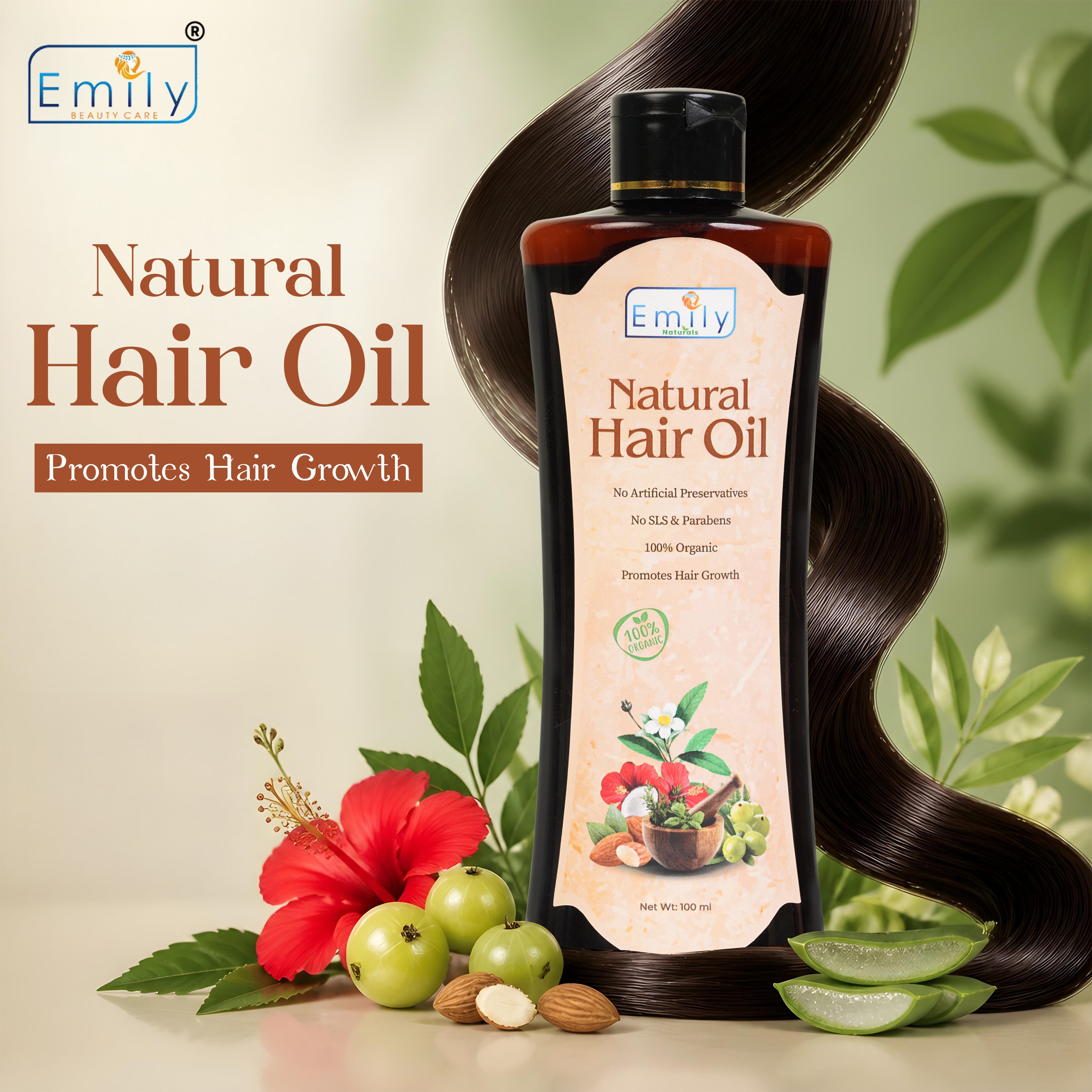 Natural Hair Oil - 100ml
