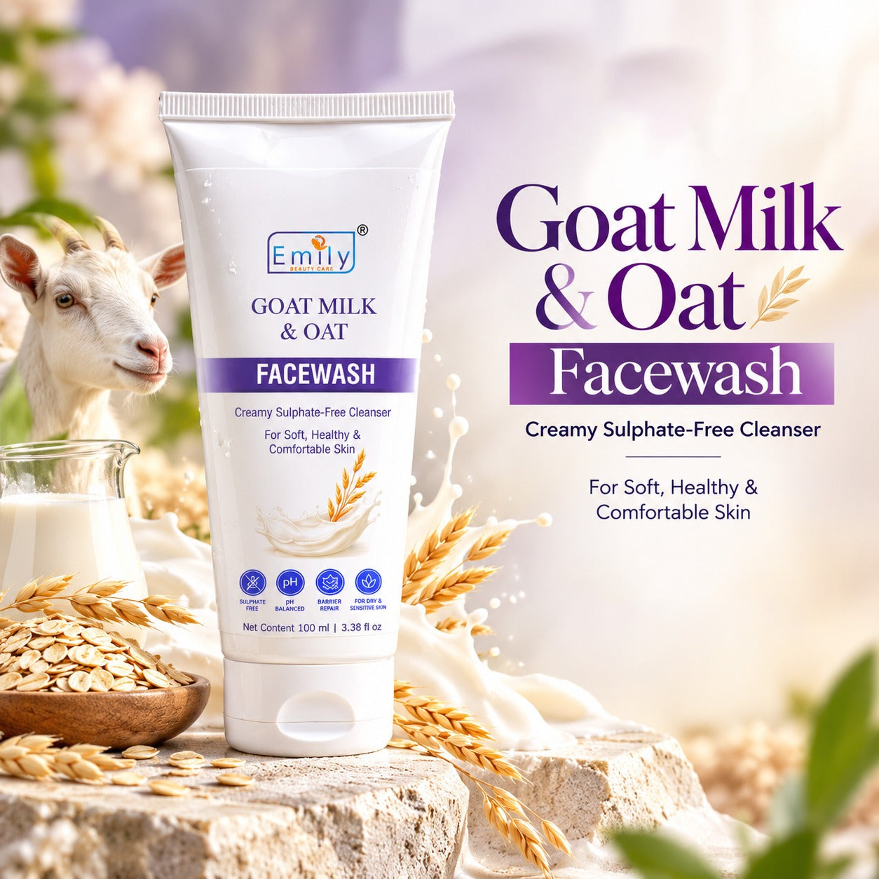 Goat Milk & Oat Face Wash