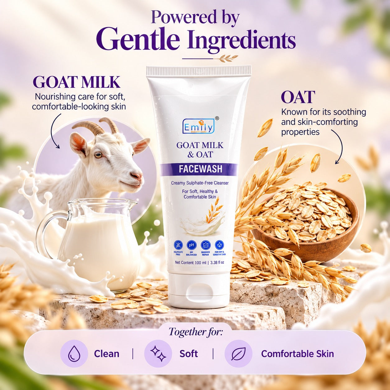 Goat Milk & Oat Face Wash