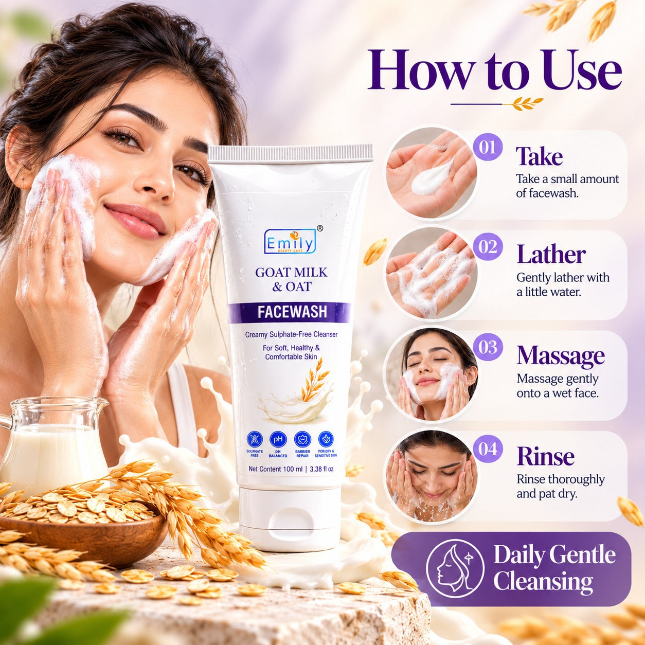 Goat Milk & Oat Face Wash