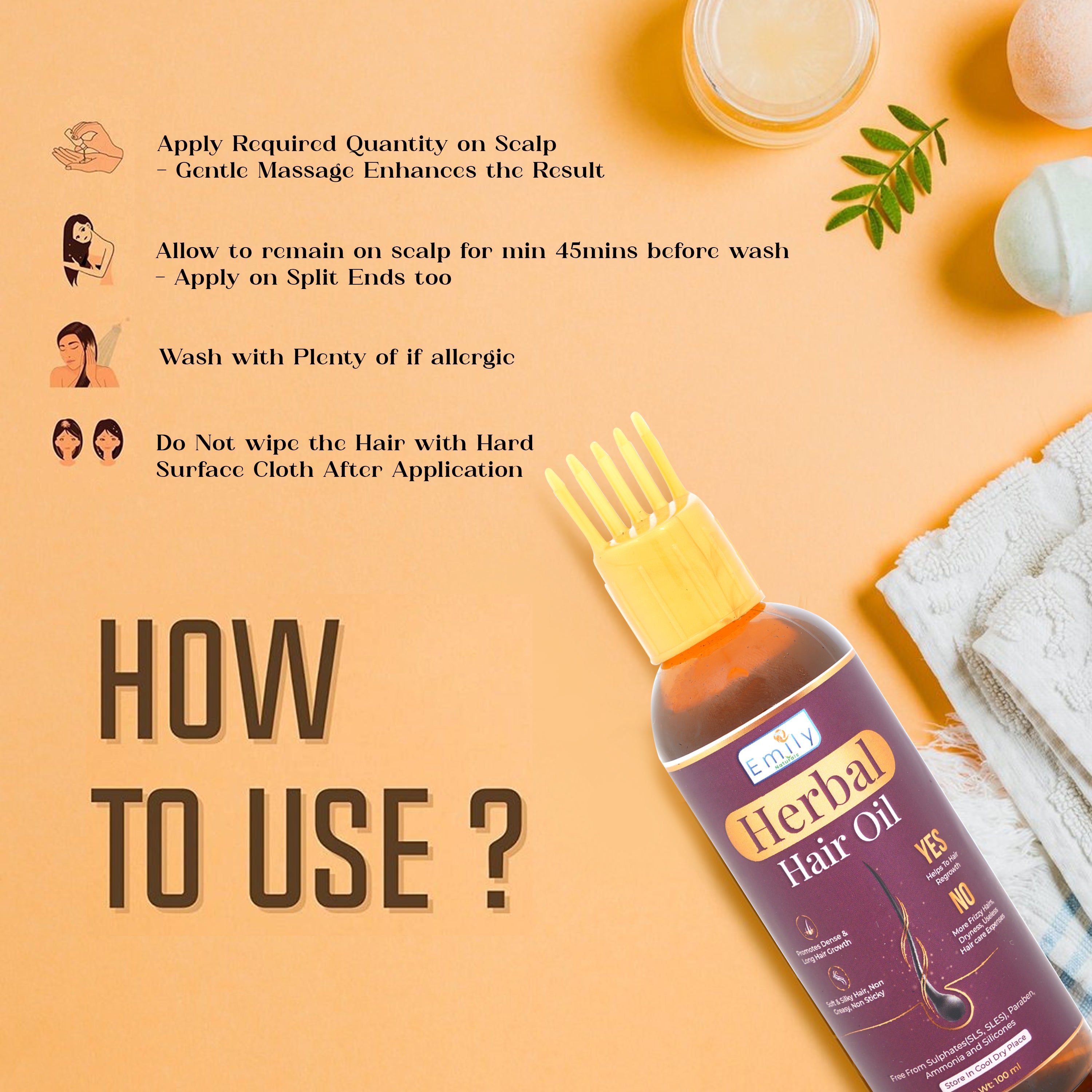 Herbal Hair Oil - 100ML