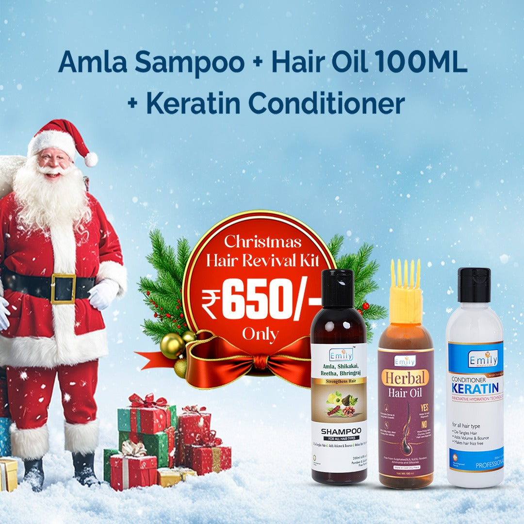 Ultimate Hair Revival Kit – Amla, Oil & Keratin Combo