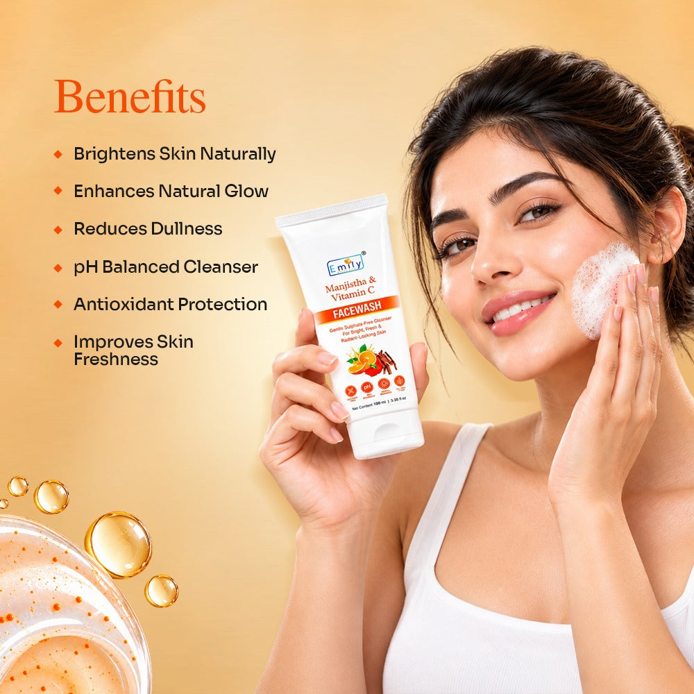Manjistha & Vitamin C Face Wash -100ml