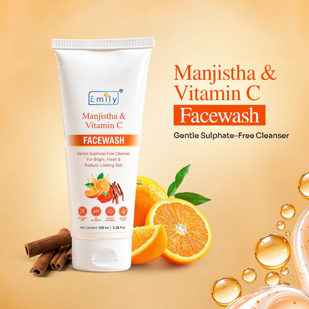 Manjistha & Vitamin C Face Wash -100ml