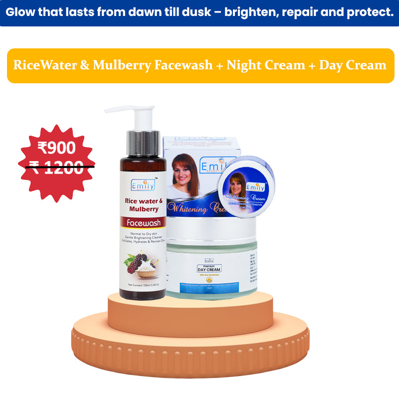 Glow All Day Set – Rice water & Mulberry Power for Spotless Skin