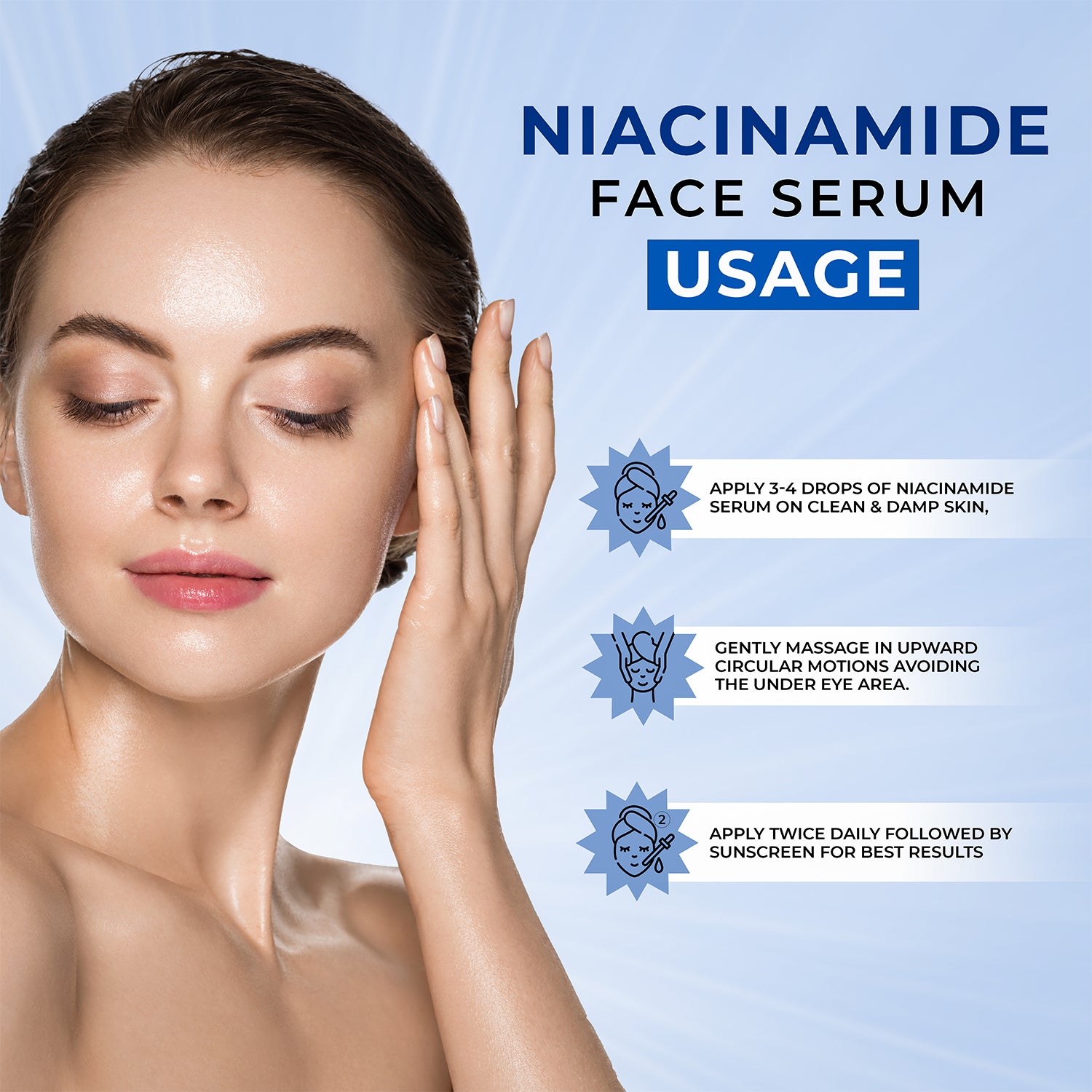 ✨ Triple Glow Power Combo | Skin Whitening Cream | Salicylic & Niacinamide Face Wash| 10% Niacinamide Serum Free