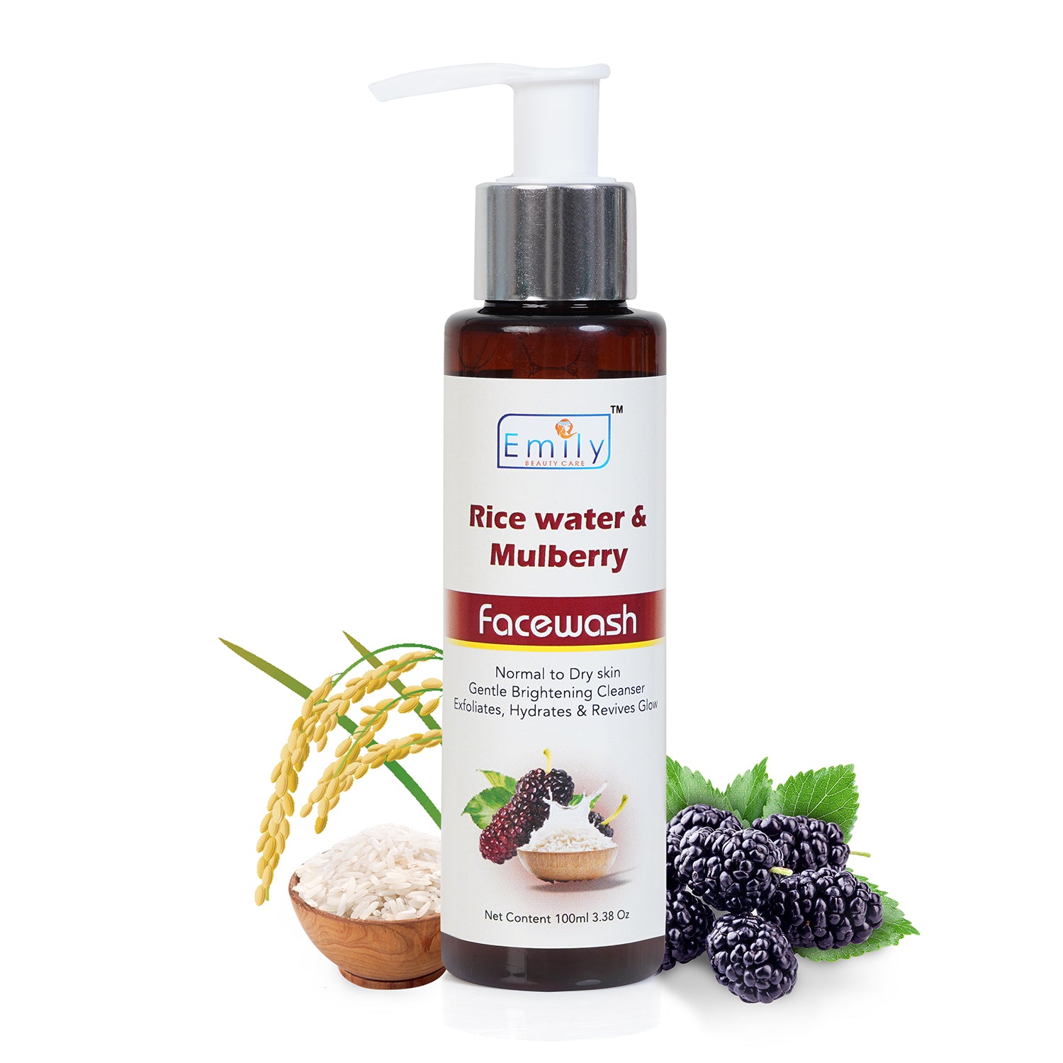 RICE WATER & MULBERRY FACE WASH – 100ML