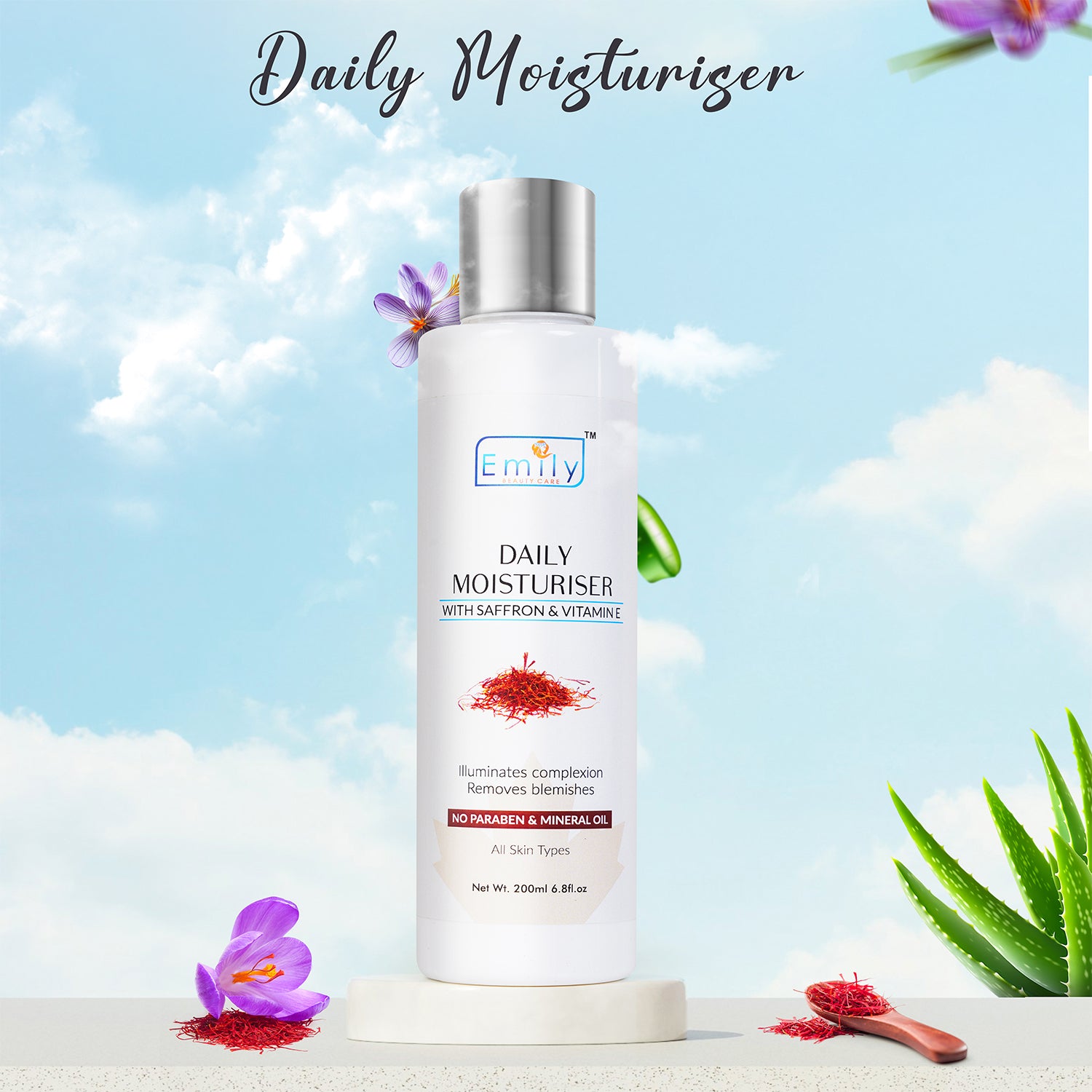 SAFFRON BODY LOTION - (MOISTURISER & BRIGHTENING) 200ML