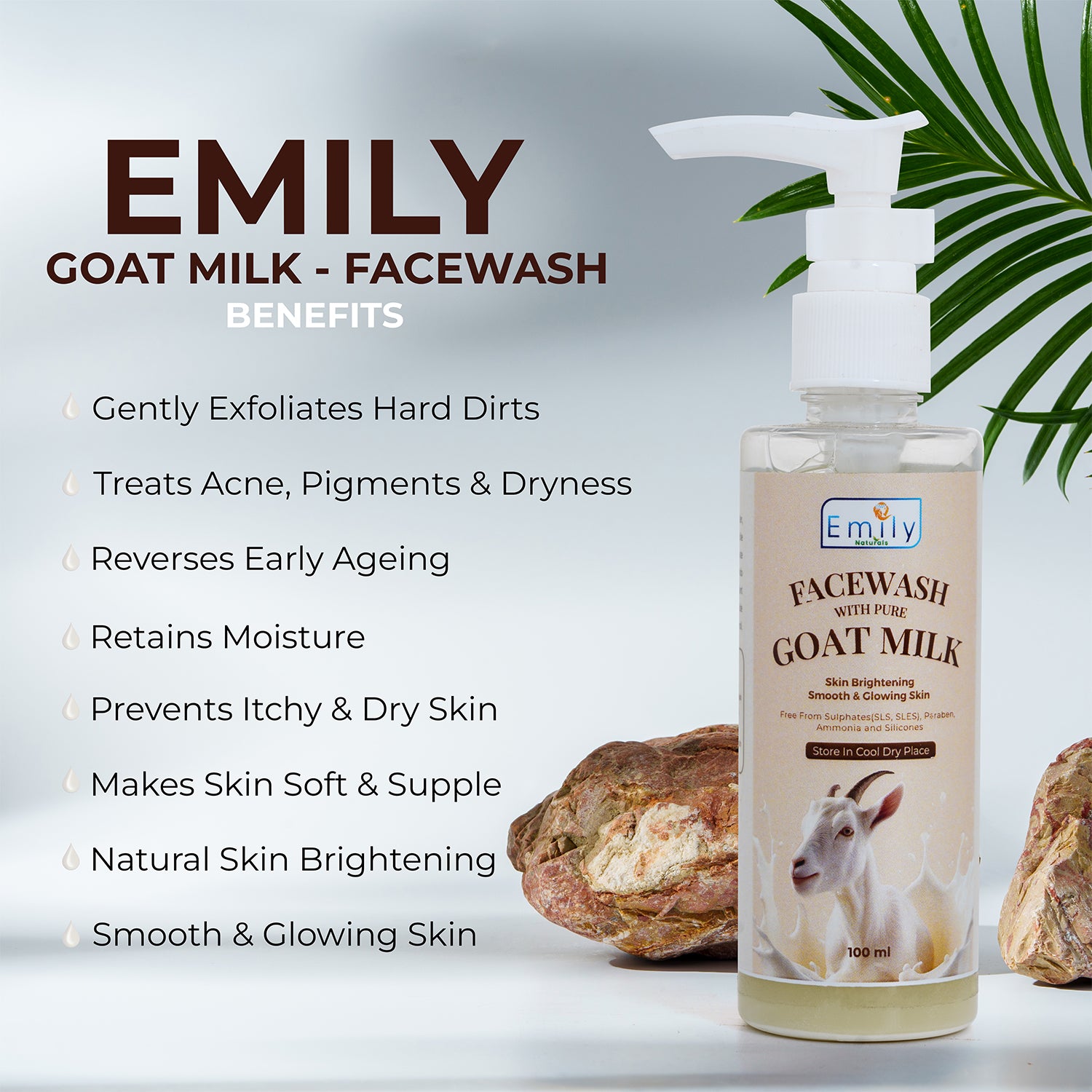 GOAT MILK FACE WASH - 100ML