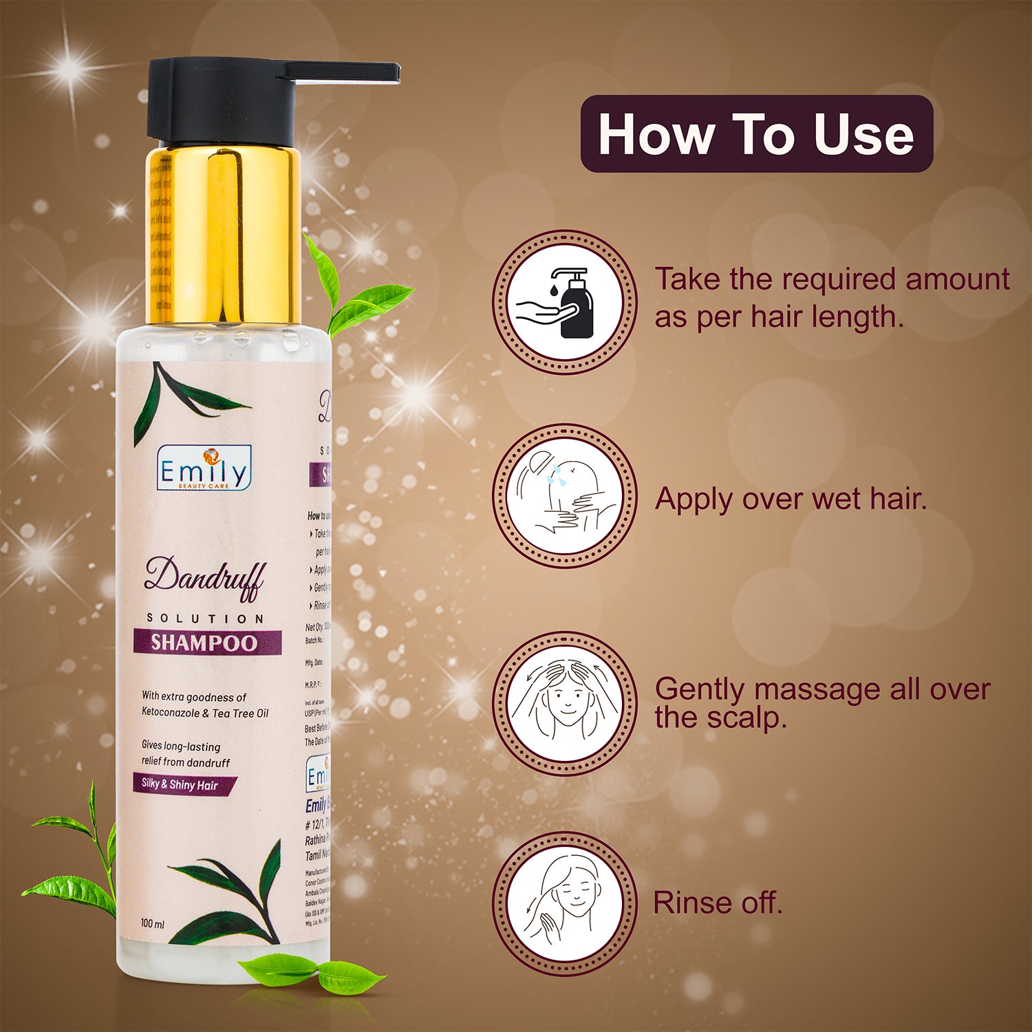 Dandruff Solution Shampoo - 100 ML