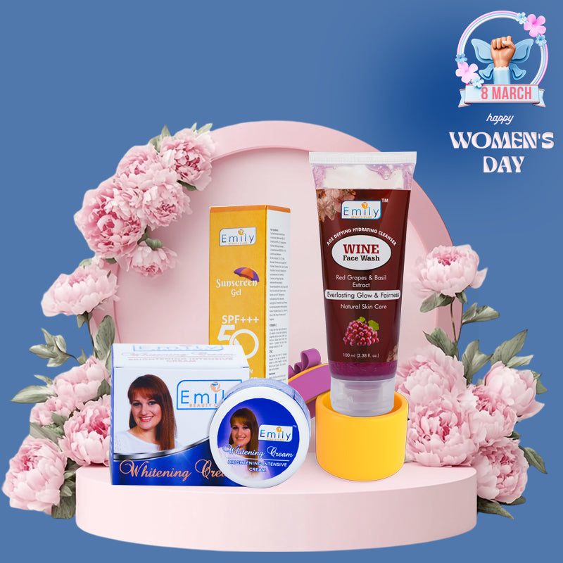 Emily Night Repair Glow Cream + SPF Day Cream (Wine Face Wash Free)