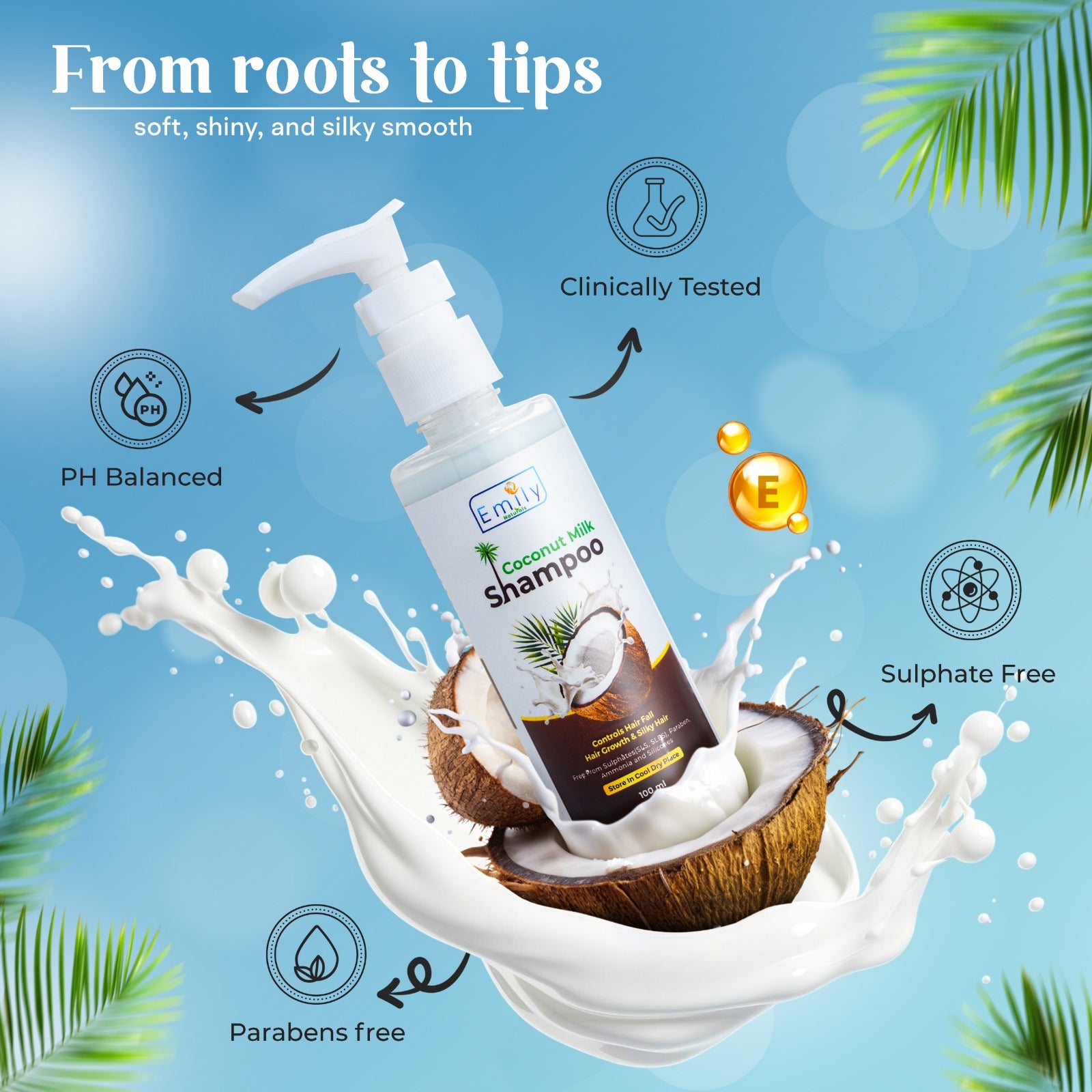 Coconut Milk Shampoo - 100ML